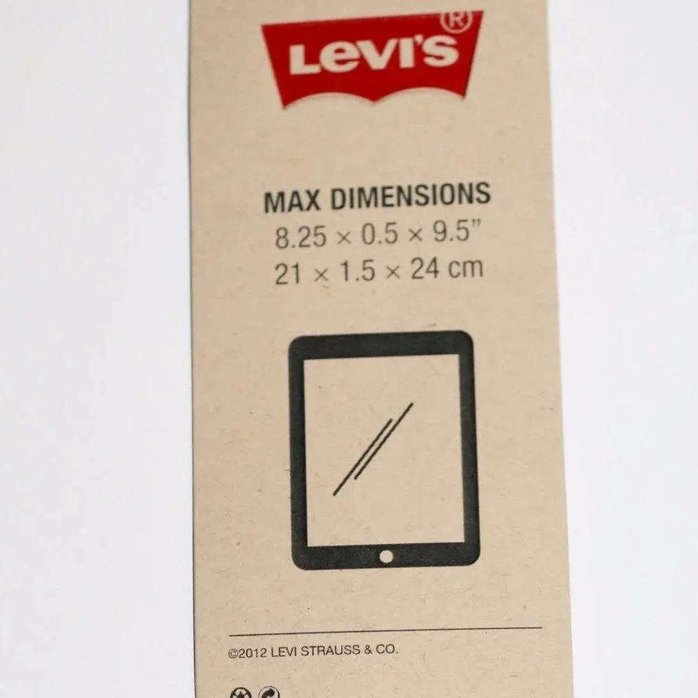 New Levi's iPad Tablet Case Fits Most Tablets 8.25”x9.5”